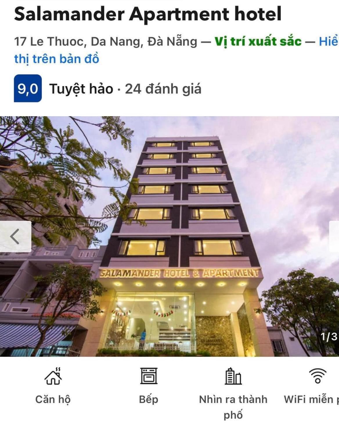 Salamander Apartment Hotel Đà Nẵng Exterior foto